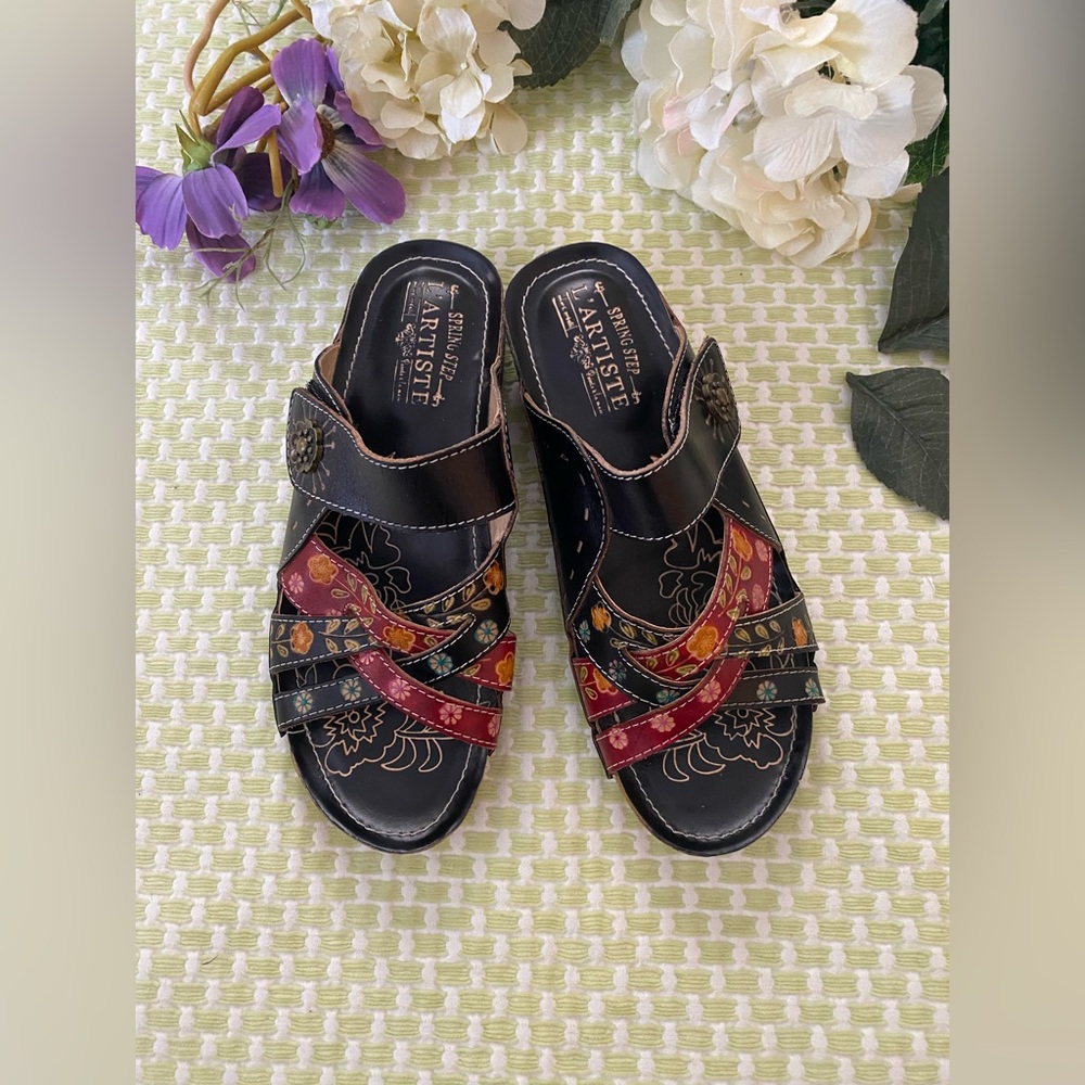 🌼🌺L’Artiste Leigh Spring Step Sandals🌺🌼